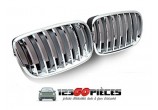 Grilles de calandre chromées BMW X5 E70 + X6 E71 2007-2013 - GO1291240